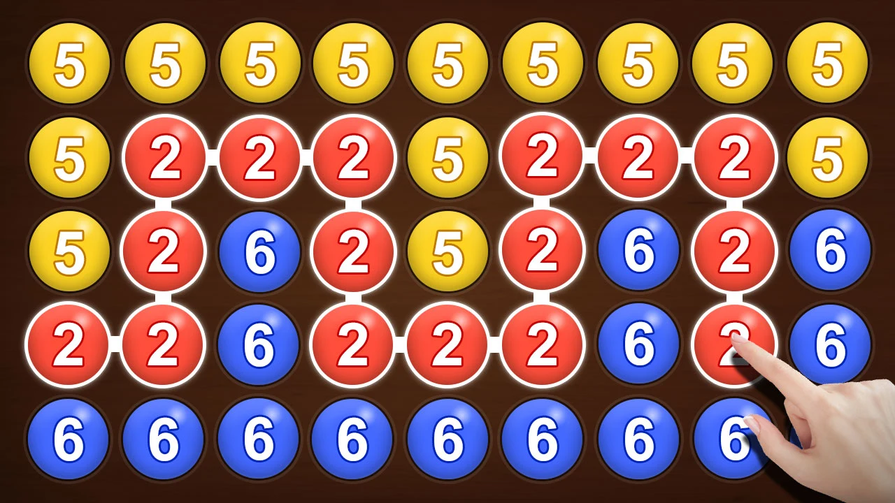 Merge bubble - Number game screenshot