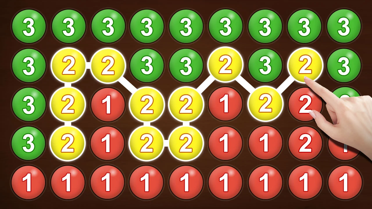 Merge bubble - Number game screenshot
